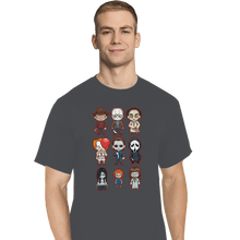 Load image into Gallery viewer, Daily_Deal_Shirts T-Shirts, Tall / Large / Charcoal Chibi Horror