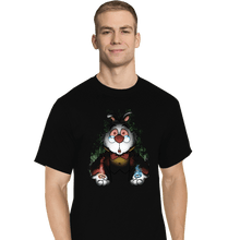 Load image into Gallery viewer, Daily_Deal_Shirts T-Shirts, Tall / Large / Black White Rabbit