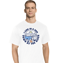 Load image into Gallery viewer, Daily_Deal_Shirts T-Shirts, Tall / Large / White Van By The River