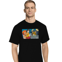 Load image into Gallery viewer, Shirts T-Shirts, Tall / Large / Black Women Yelling At A Data Dog