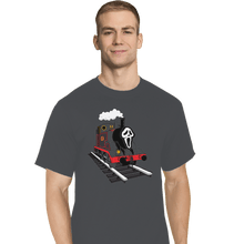 Load image into Gallery viewer, Shirts T-Shirts, Tall / Large / Charcoal Ghostface Train