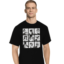 Load image into Gallery viewer, Shirts T-Shirts, Tall / Large / Black Bat Villains Jail