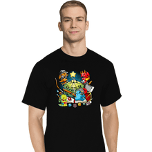 Load image into Gallery viewer, Daily_Deal_Shirts T-Shirts, Tall / Large / Black Christmas RPG