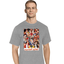 Load image into Gallery viewer, Daily_Deal_Shirts T-Shirts, Tall / Large / Sports Grey SNK Fight