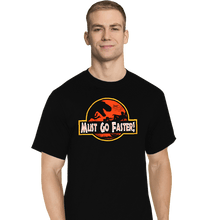 Load image into Gallery viewer, Daily_Deal_Shirts T-Shirts, Tall / Large / Black Must Go Faster