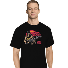 Load image into Gallery viewer, Shirts T-Shirts, Tall / Large / Black Reading Rambo