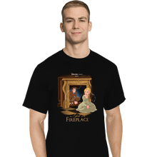 Load image into Gallery viewer, Shirts T-Shirts, Tall / Large / Black The Girl In The Fireplace