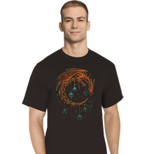 Load image into Gallery viewer, Daily_Deal_Shirts T-Shirts, Tall / Large / Black Draconic Dice Keeper
