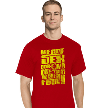 Load image into Gallery viewer, Daily_Deal_Shirts T-Shirts, Tall / Large / Red 1234 Omb