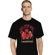 Load image into Gallery viewer, Daily_Deal_Shirts T-Shirts, Tall / Large / Black Sell Your Soul