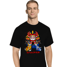 Load image into Gallery viewer, Daily_Deal_Shirts T-Shirts, Tall / Large / Black Chibi Megazord