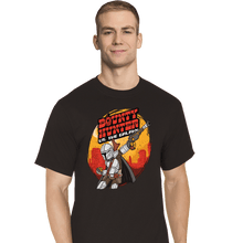 Load image into Gallery viewer, Secret_Shirts T-Shirts, Tall / Large / Black Bounty Hunter VS The Galaxy