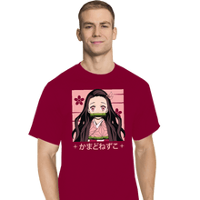 Load image into Gallery viewer, Shirts T-Shirts, Tall / Large / Red Nezuko