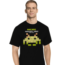 Load image into Gallery viewer, Daily_Deal_Shirts T-Shirts, Tall / Large / Black Arcade Periodic Table