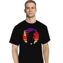 Load image into Gallery viewer, Shirts T-Shirts, Tall / Large / Black Sunset Kaiju