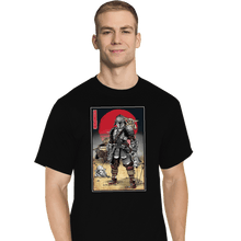 Load image into Gallery viewer, Daily_Deal_Shirts T-Shirts, Tall / Large / Black Lone Ronin And Cub
