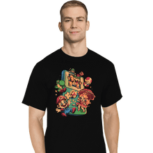 Load image into Gallery viewer, Daily_Deal_Shirts T-Shirts, Tall / Large / Black Plumber Game

