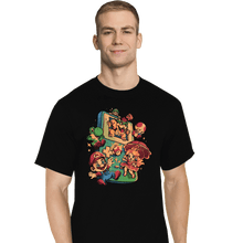 Load image into Gallery viewer, Daily_Deal_Shirts T-Shirts, Tall / Large / Black Plumber Game