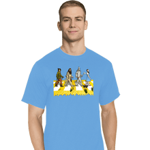 Load image into Gallery viewer, Daily_Deal_Shirts T-Shirts, Tall / Large / Royal Blue Yellow Brick Crossing