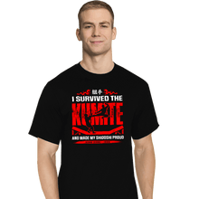 Load image into Gallery viewer, Daily_Deal_Shirts T-Shirts, Tall / Large / Black I Survived The Kumite