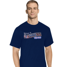 Load image into Gallery viewer, Shirts T-Shirts, Tall / Large / Navy Hawkins Fun Fair
