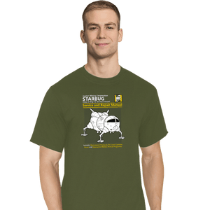 Shirts T-Shirts, Tall / Large / Military Green Starbug Repair Manual