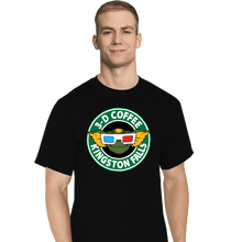 Load image into Gallery viewer, Daily_Deal_Shirts T-Shirts, Tall / Large / Black Kingston Falls Coffee