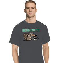 Load image into Gallery viewer, Shirts T-Shirts, Tall / Large / Charcoal Send Nuts