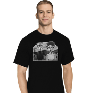 Shirts T-Shirts, Tall / Large / Black Corpse Bride Of Frankenstein