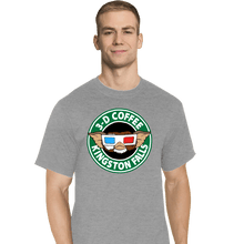 Load image into Gallery viewer, Secret_Shirts T-Shirts, Tall / Large / Sports Grey Kingston Falls 3D Coffee