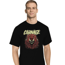 Load image into Gallery viewer, Shirts T-Shirts, Tall / Large / Black Carnage Red