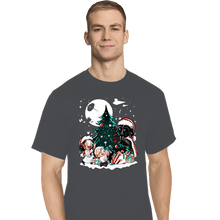 Load image into Gallery viewer, Daily_Deal_Shirts T-Shirts, Tall / Large / Charcoal Christmas In The Stars