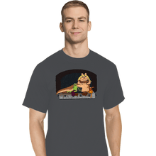 Load image into Gallery viewer, Daily_Deal_Shirts T-Shirts, Tall / Large / Charcoal Piggy The Hutt