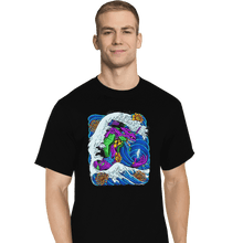 Load image into Gallery viewer, Shirts T-Shirts, Tall / Large / Black Eva-01 Wave