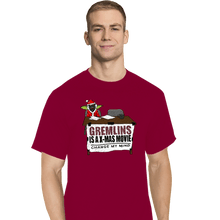 Load image into Gallery viewer, Shirts T-Shirts, Tall / Large / Red Gremlins Is A Christmas Movie