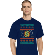 Load image into Gallery viewer, Secret_Shirts T-Shirts, Tall / Large / Navy Ugly Metroid
