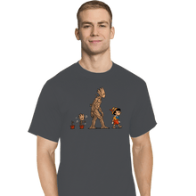 Load image into Gallery viewer, Shirts T-Shirts, Tall / Large / Charcoal Galactic Evolution