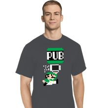 Load image into Gallery viewer, Shirts T-Shirts, Tall / Large / Charcoal To The Pub Luigi