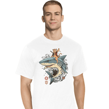 Load image into Gallery viewer, Daily_Deal_Shirts T-Shirts, Tall / Large / White Shark Catana

