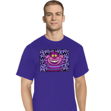 Load image into Gallery viewer, Shirts T-Shirts, Tall / Large / Royal Blue Mad Cat
