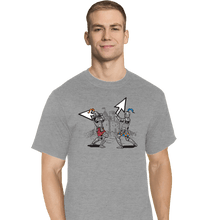 Load image into Gallery viewer, Daily_Deal_Shirts T-Shirts, Tall / Large / Sports Grey Keyboard Warriors