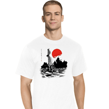 Load image into Gallery viewer, Shirts T-Shirts, Tall / Large / White Red Sun Hero