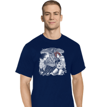 Load image into Gallery viewer, Shirts T-Shirts, Tall / Large / Navy IRIA