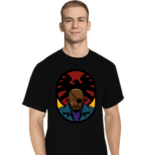 Load image into Gallery viewer, Secret_Shirts T-Shirts, Tall / Large / Black Fury Shield