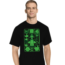 Load image into Gallery viewer, Secret_Shirts T-Shirts, Tall / Large / Black Luigi Model Sprue