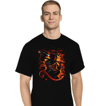 Load image into Gallery viewer, Daily_Deal_Shirts T-Shirts, Tall / Large / Black The Tiefling Warrior