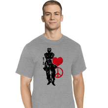 Load image into Gallery viewer, Shirts T-Shirts, Tall / Large / Sports Grey Crimson Josuke