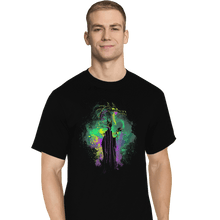 Load image into Gallery viewer, Shirts T-Shirts, Tall / Large / Black Maleficent Art