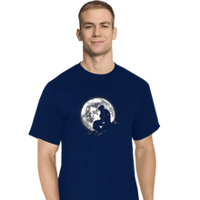Load image into Gallery viewer, Daily_Deal_Shirts T-Shirts, Tall / Large / Navy Moonlight Iron