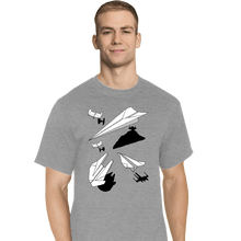 Load image into Gallery viewer, Daily_Deal_Shirts T-Shirts, Tall / Large / Sports Grey Paper Wars